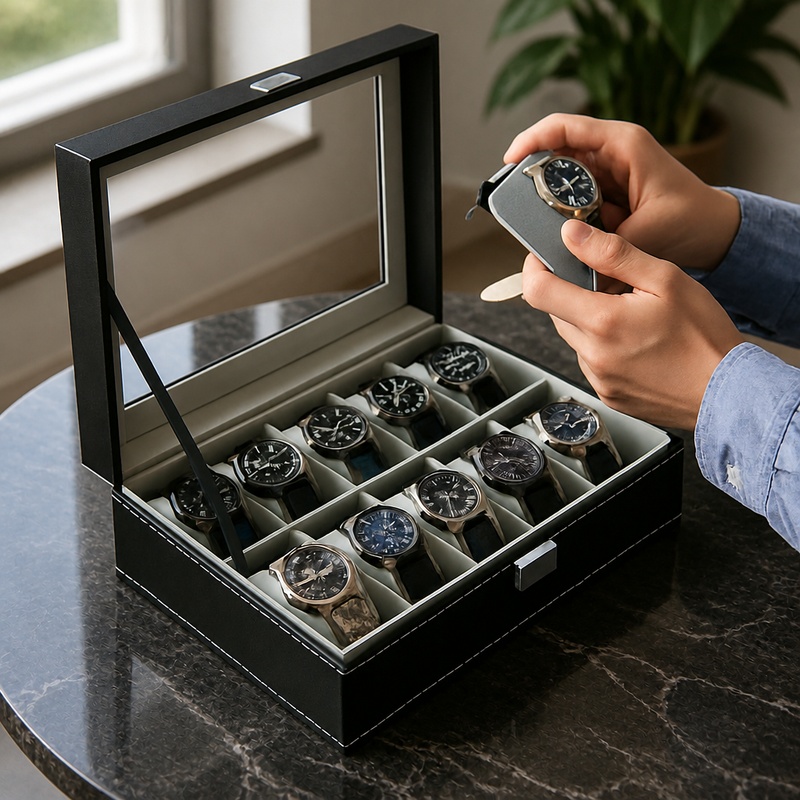 Jewelry Box That Holds Watches - Pudełko na biżuterię i zegarki z