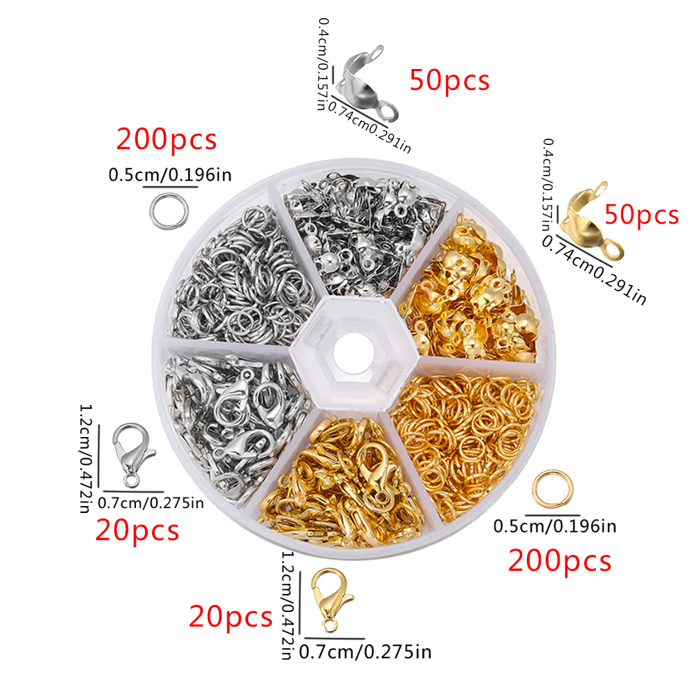 Pearl Necklace - 540 szt. Zapięcia typu karabińczyk ze