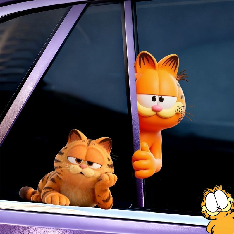 Jewelry Stores Watches - Naklejki Garfield anime kreskówka słodkie śmieszne