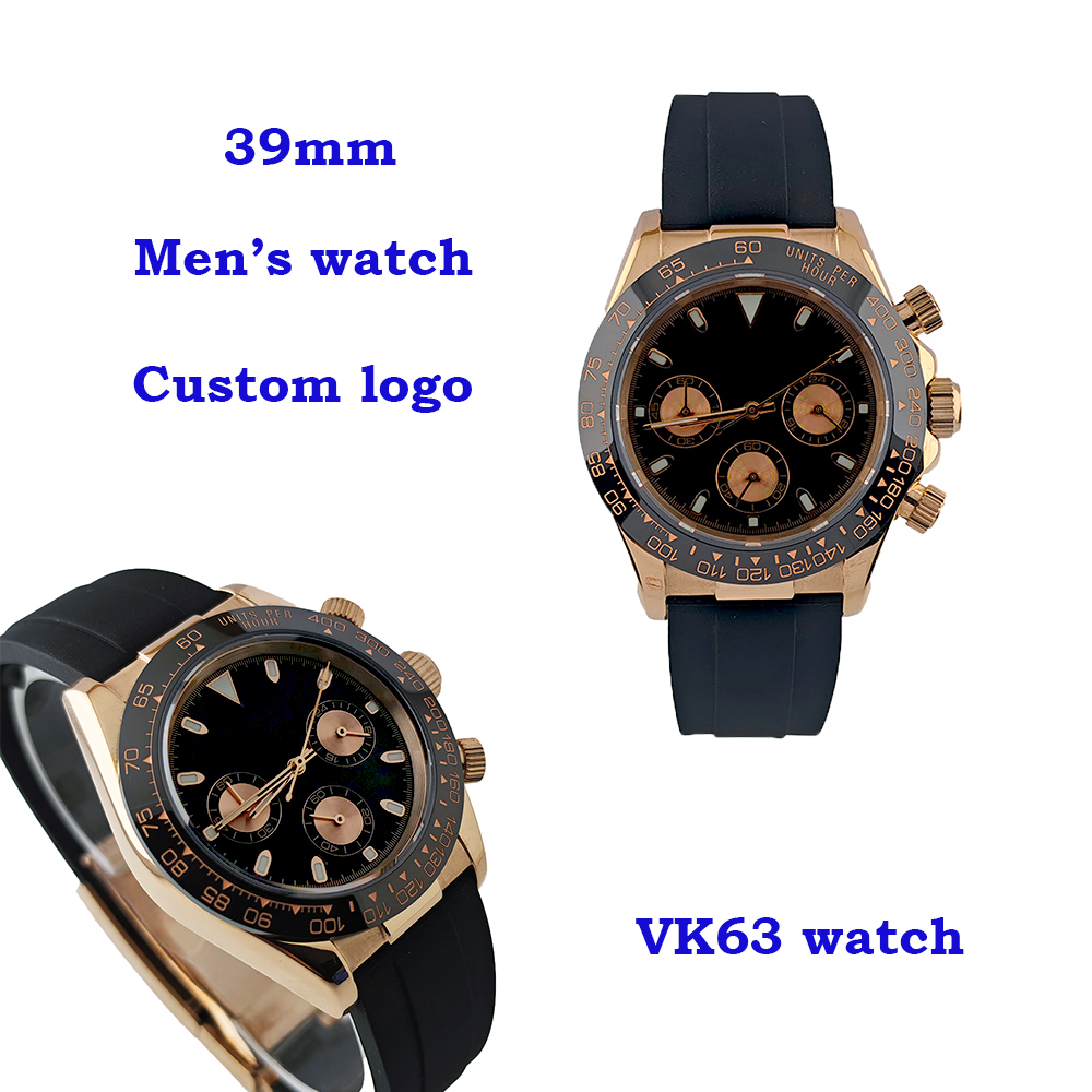 39mm VK63 Męski Zegarek w Kolo – Rose Gold Bracelet recenzja i cena