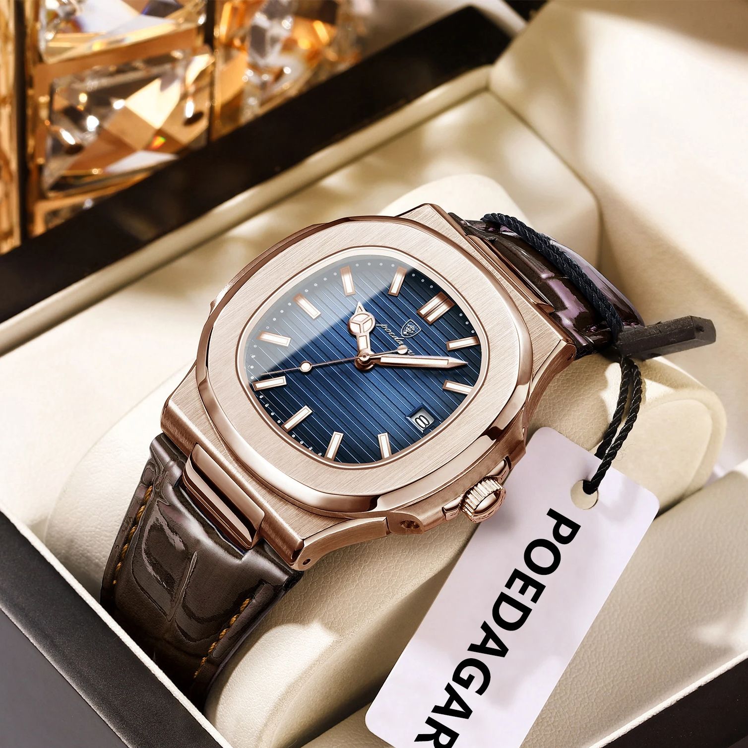 POEDAGAR Męski Zegarek Bizneso – Rg Watches & Jewelry Gmbh recenzja i cena