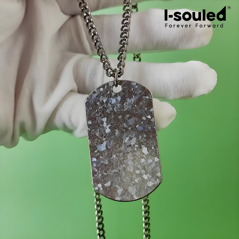 Naszyjnik z czystego tytanu, ł – Mens Dog Tag Necklace recenzja i cena