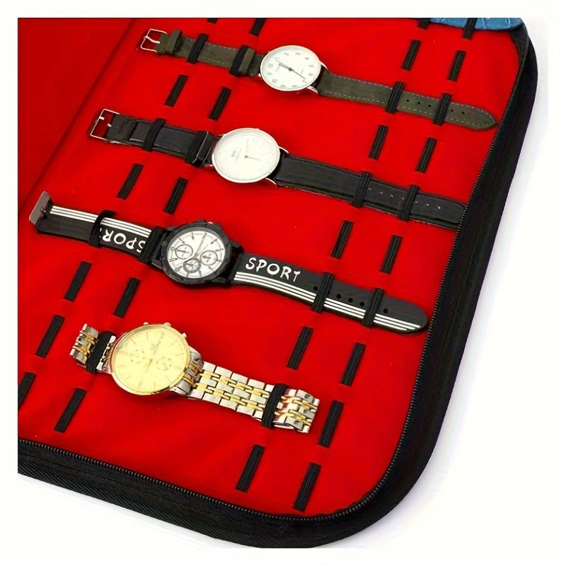 Torba na 20 zegarków, wygodna  – Jewelry Watches Box recenzja i cena