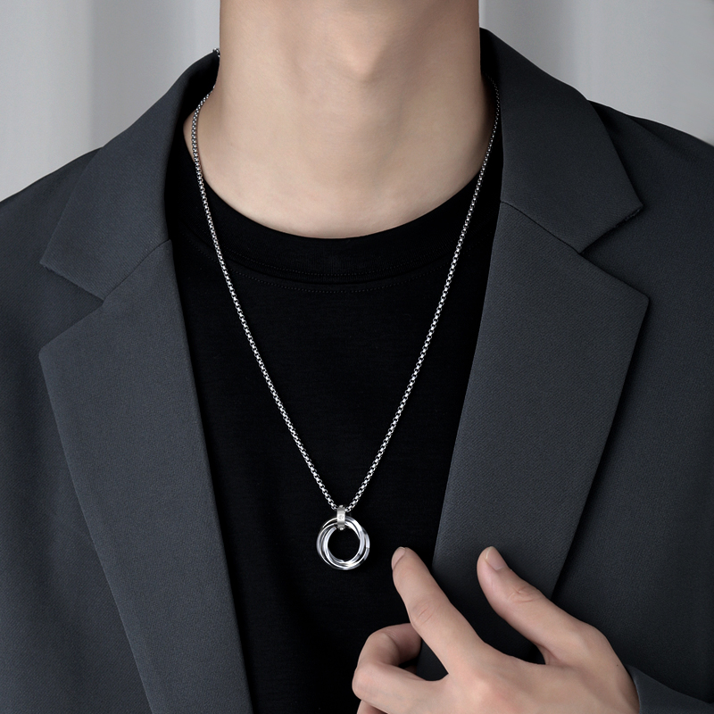 Moda męska naszyjnik 3 okrągły – Mens Dog Tag Necklace recenzja i cena