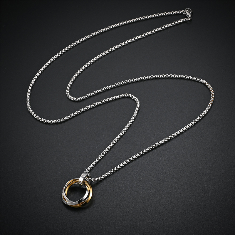 Moda męska naszyjnik 3 okrągły – Mens Dog Tag Necklace recenzja i cena