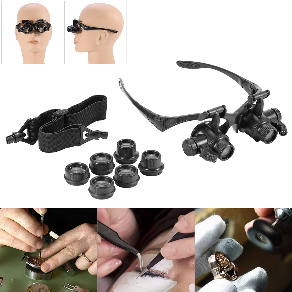 Lupa nagłowna Nowa lupa na gło – Jewelry Eyewear Watches & Accessories recenzja i cena
